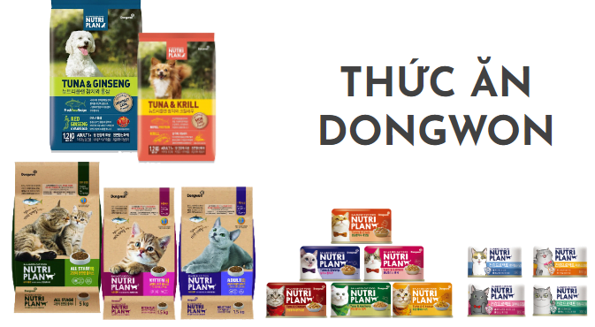 Thức ăn thú cưng Dongwon