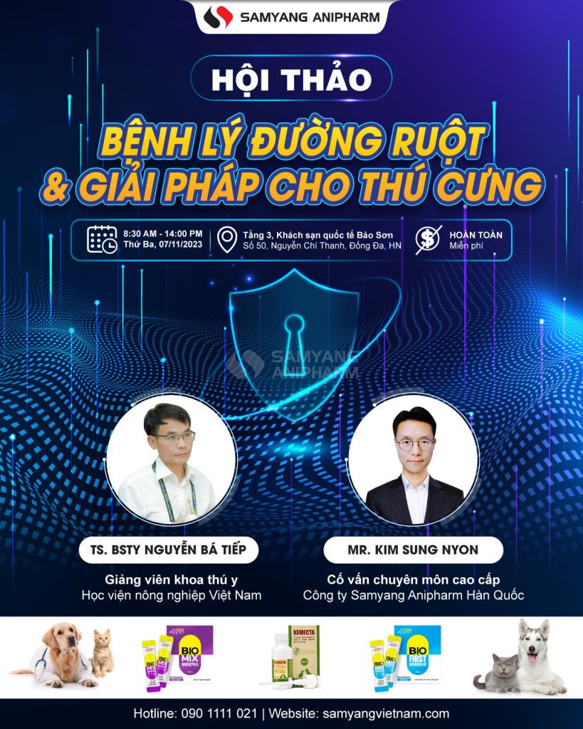 Hội thảo "Bệnh lý đường ruột & Giải pháp cho thú cưng"
