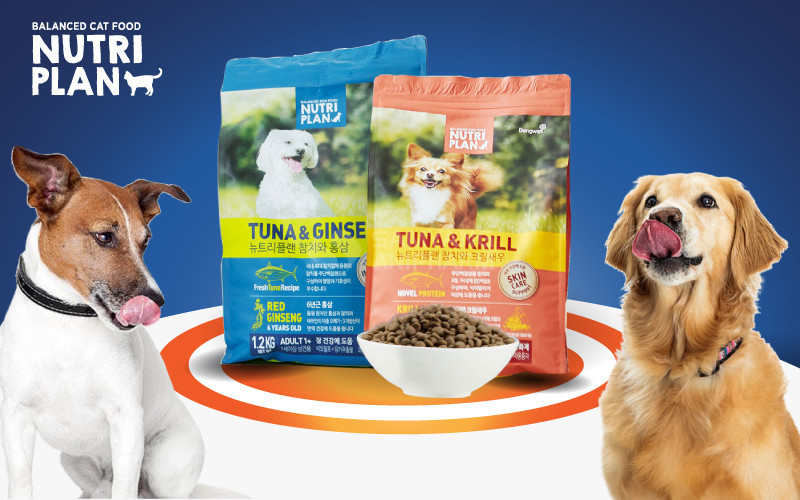 Thức ăn hạt cho chó Nutri Plan chứa thành phần chính là cá ngừ giàu rất giàu protein